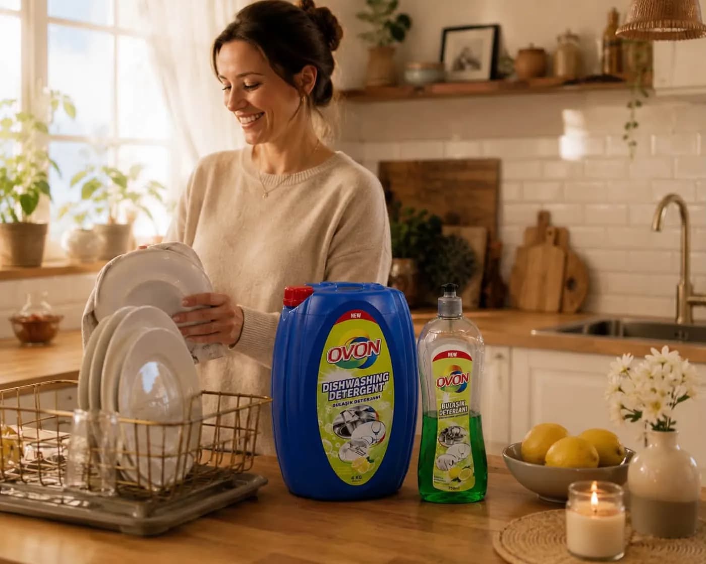 Lemon Dishwashing Liquid