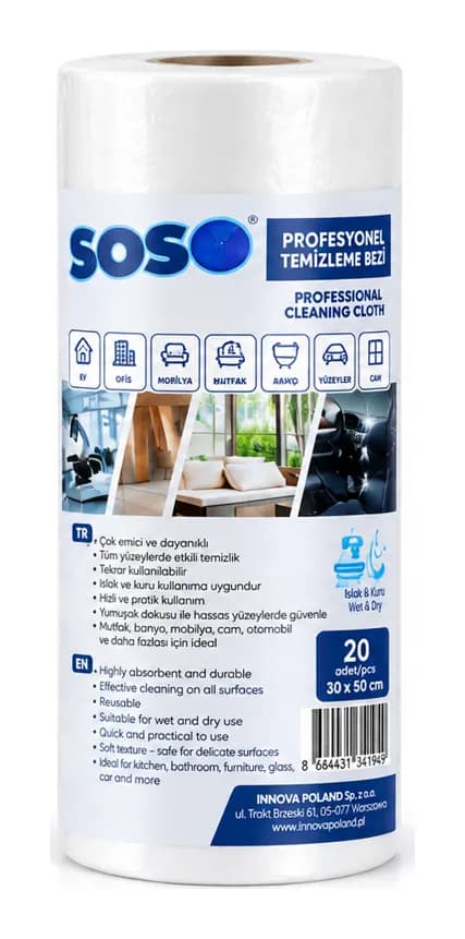 Professional Cleaning Cloth Roll