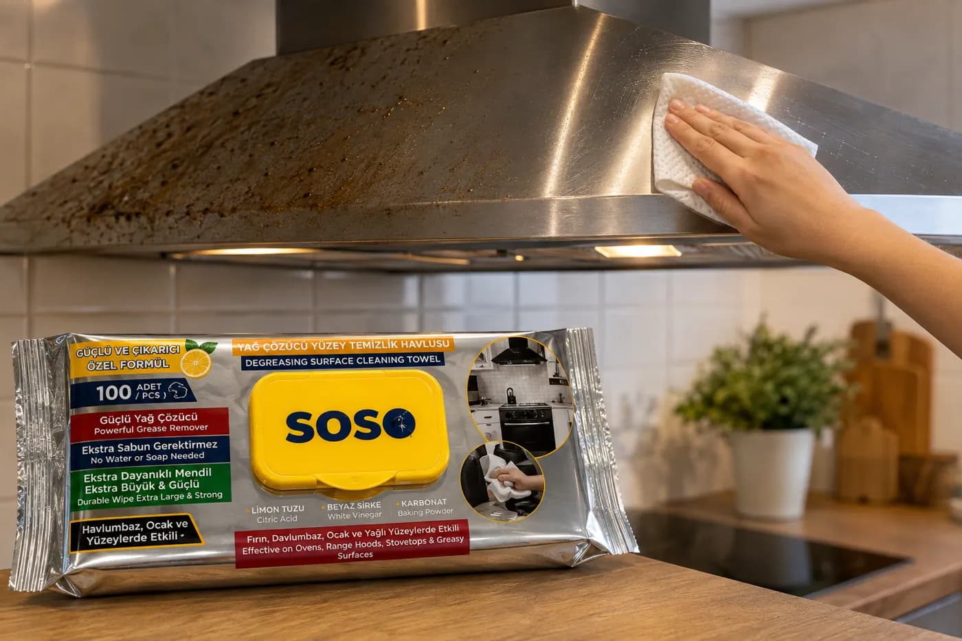 Degreasing Surface Wipes