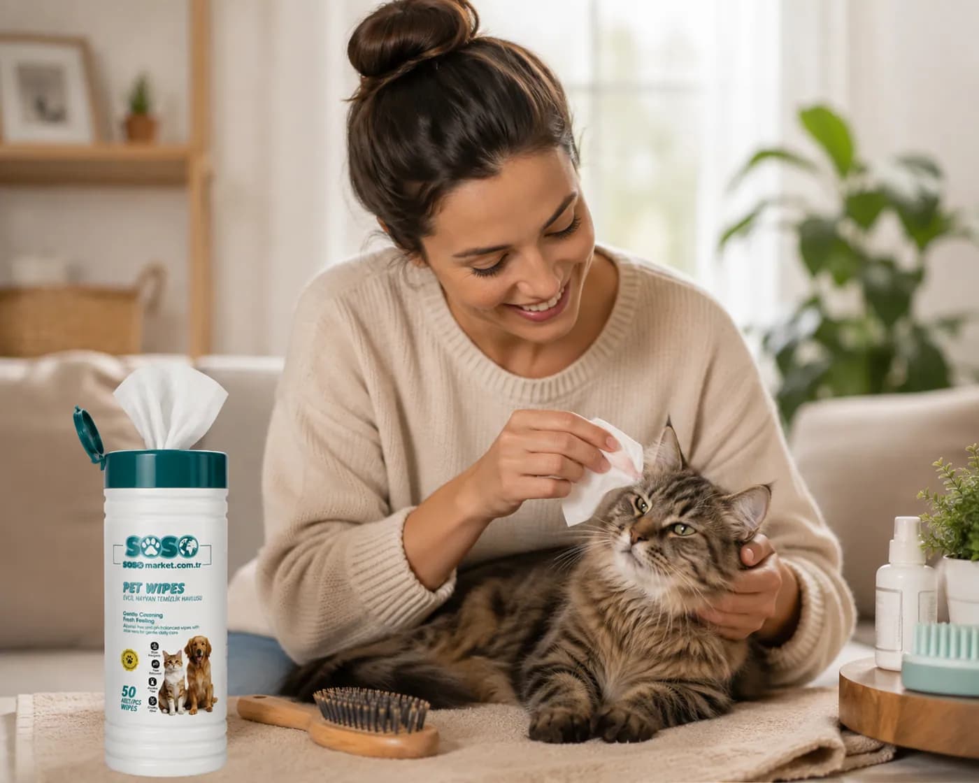 Pet Cleaning & Care Wipes